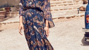 comment bien porter une robe longue en hiver
