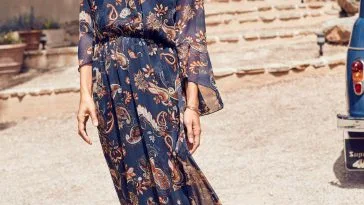 comment bien porter une robe longue en hiver