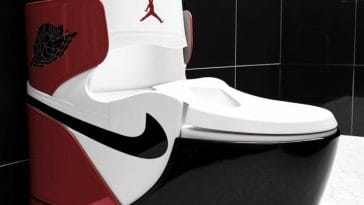 Concept Toilette WC Sneakers Air Jordan - photo 1