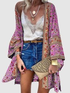 Kimono Mode Femme Ete
