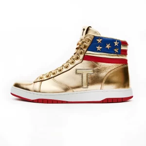 Sneakers Trump patriotique